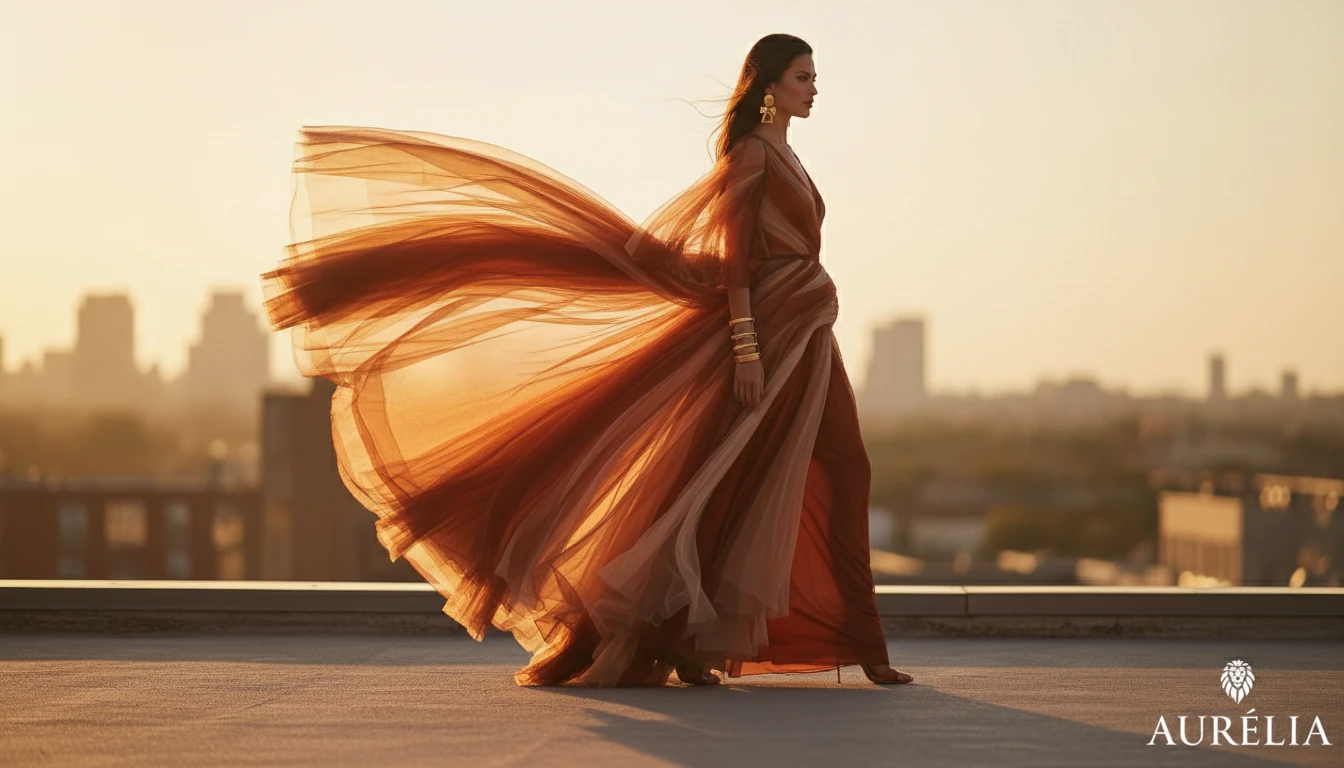AI-generated fashion editorial video