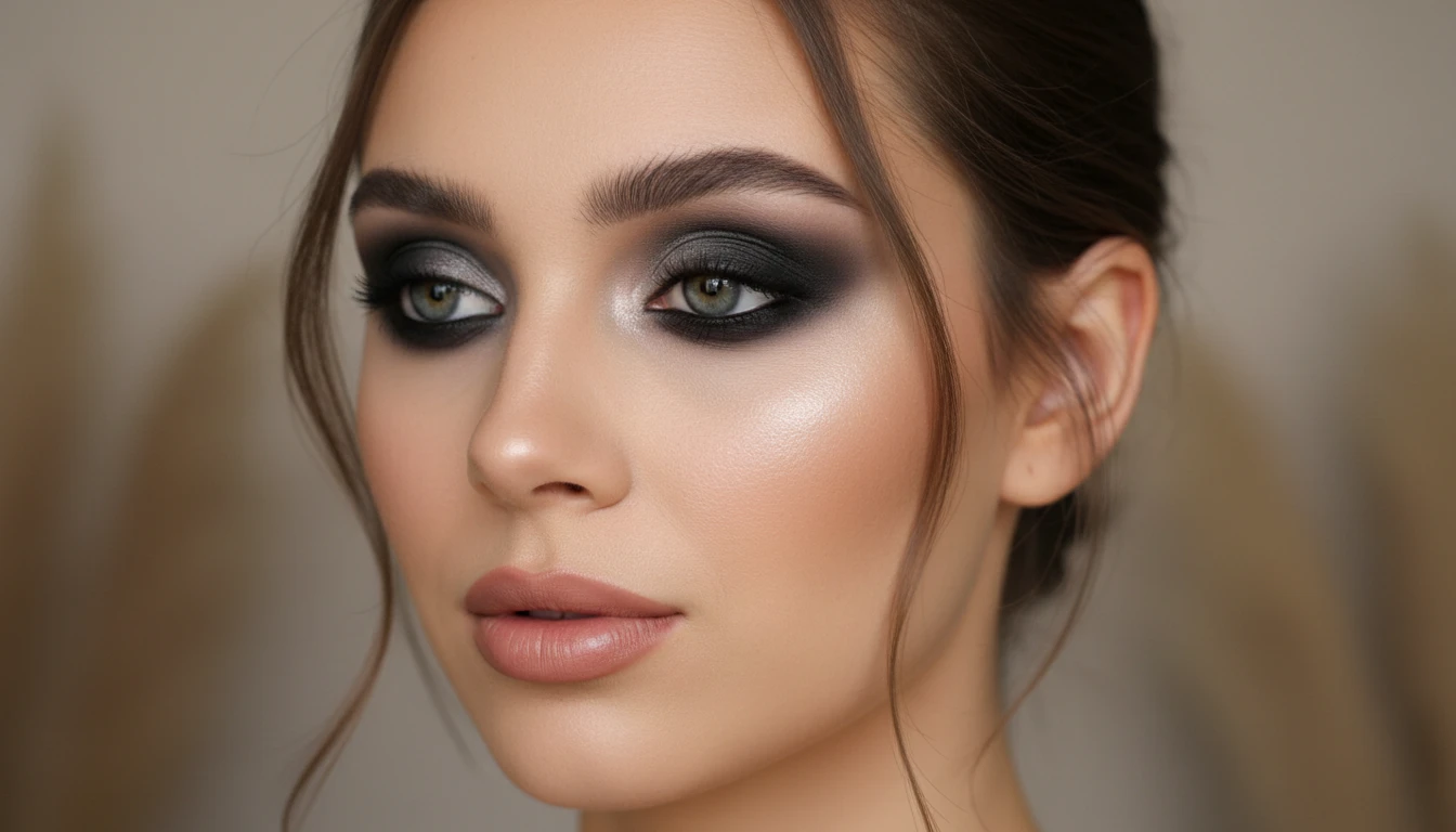 Liner, Shadow, and Lashes