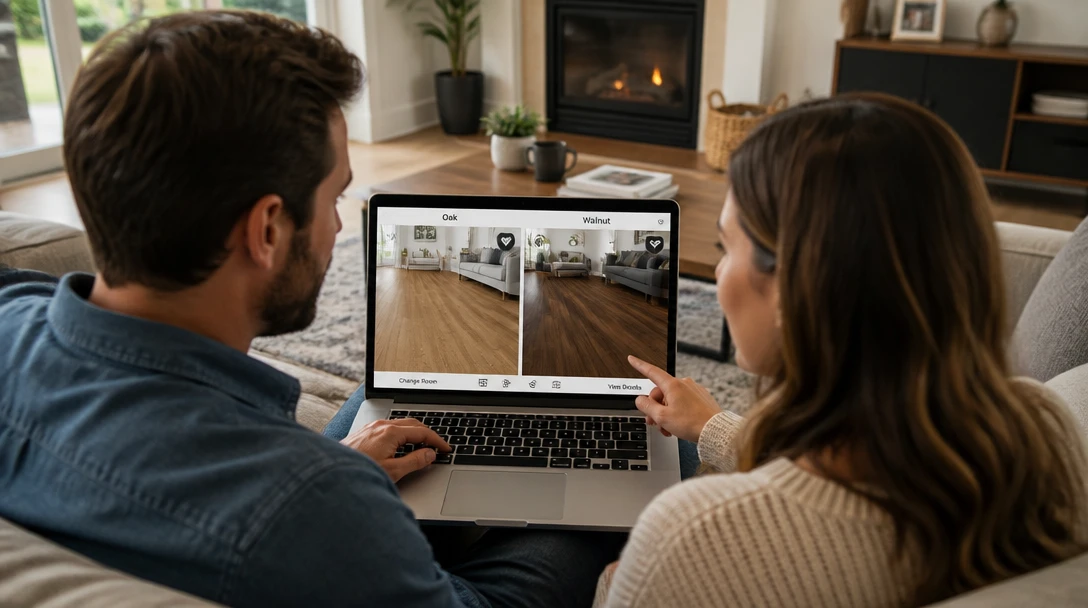 Homeowners Choosing Floors
