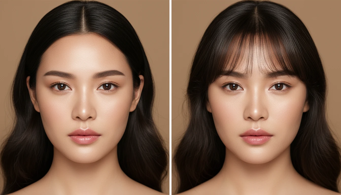 Preview Bangs on Your Own Photo