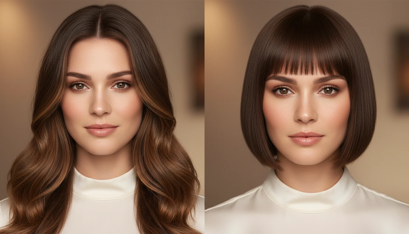Preview Short Hair on Your Own Photo