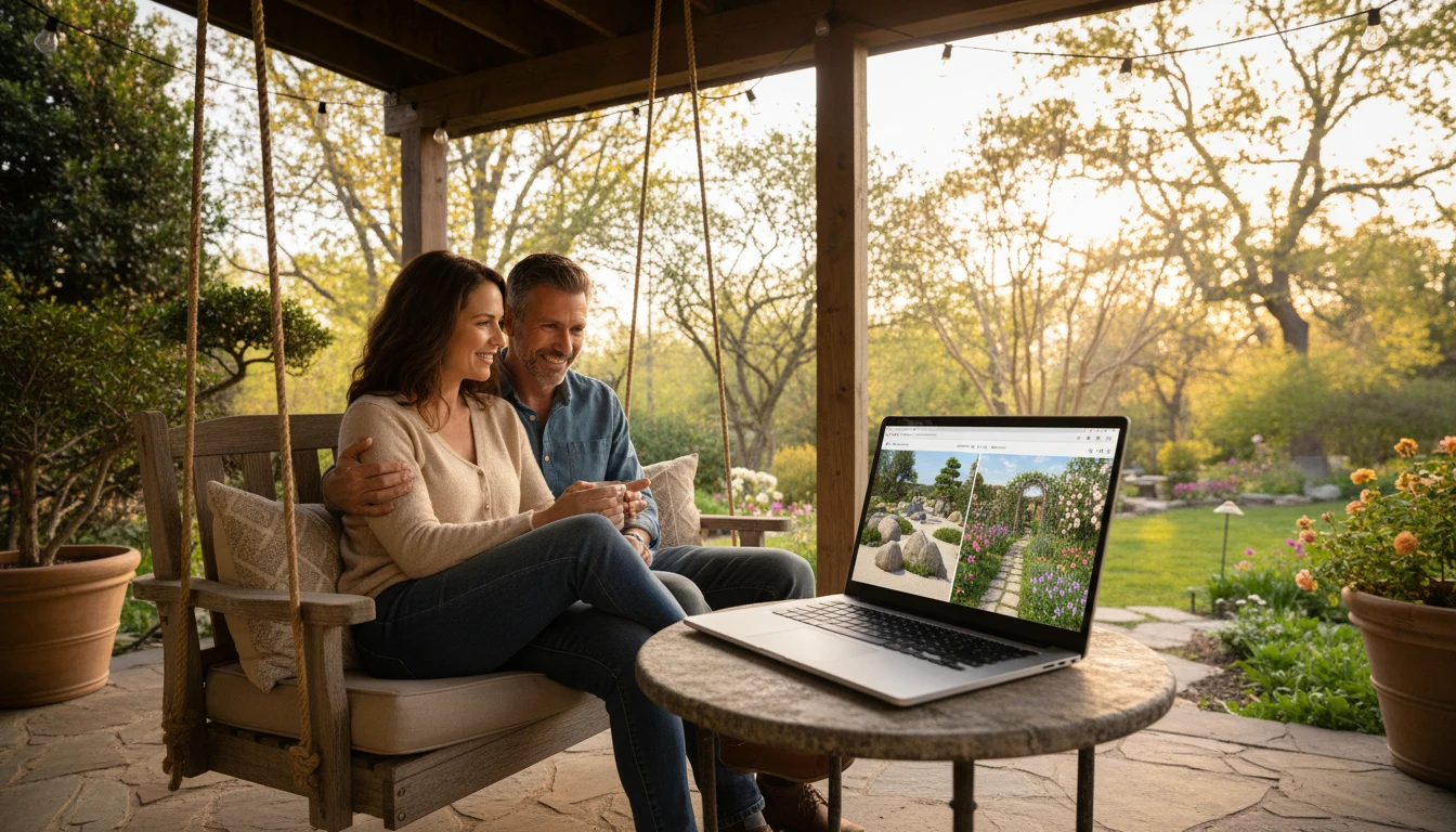 Homeowners Planning Garden Renovations