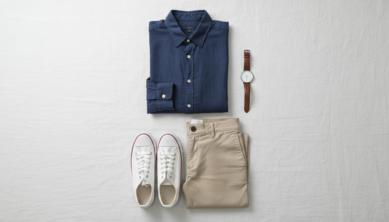 Flat Lay Outfit Arrangements