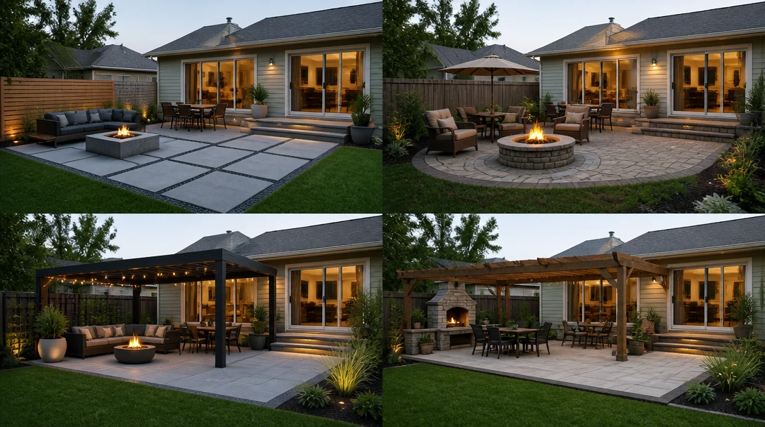 Fire Pit, Pavers, or a Mediterranean Terrace