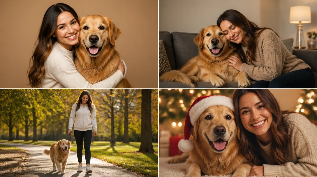 AI Pet and Owner Portrait
