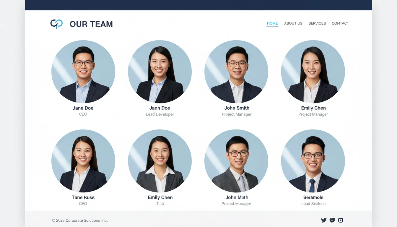 Professional Headshots for Entire Teams at Scale