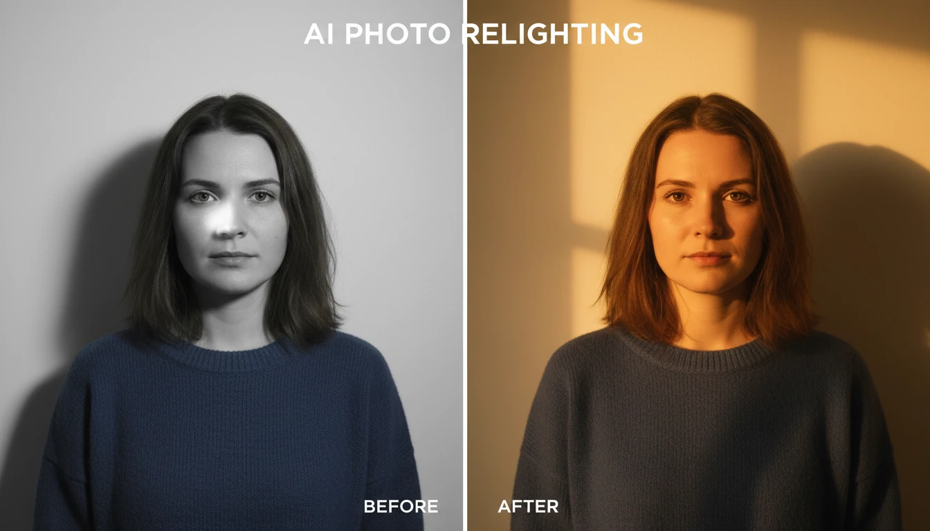 AI Photo Relighting