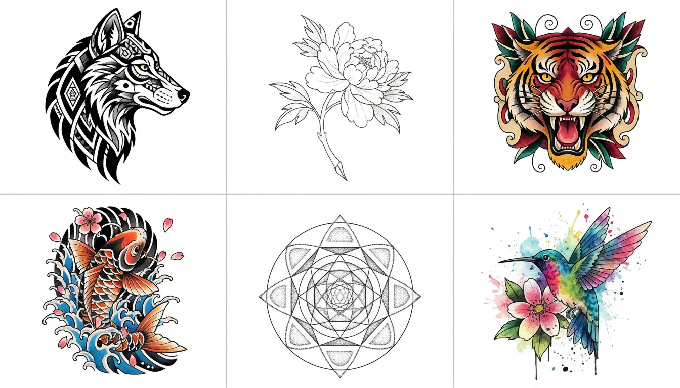 Generate Any Tattoo Design from a Text Description