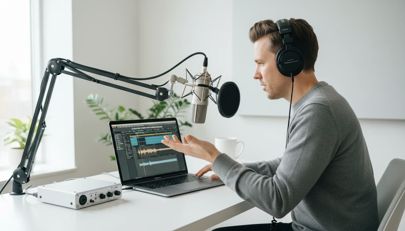Podcasters starting from a script