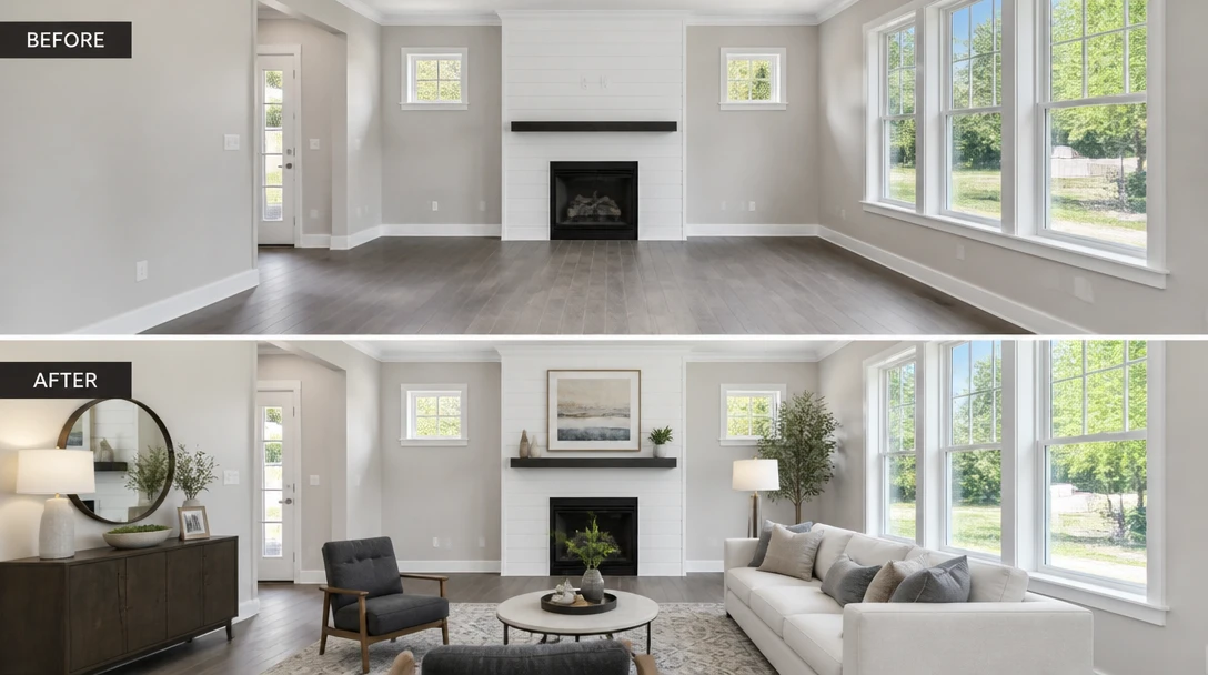 Show Buyers a Furnished Version of a Vacant Listing