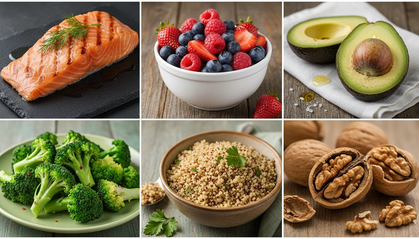 Nutrition label breakdown showing daily value percentages for key nutrients