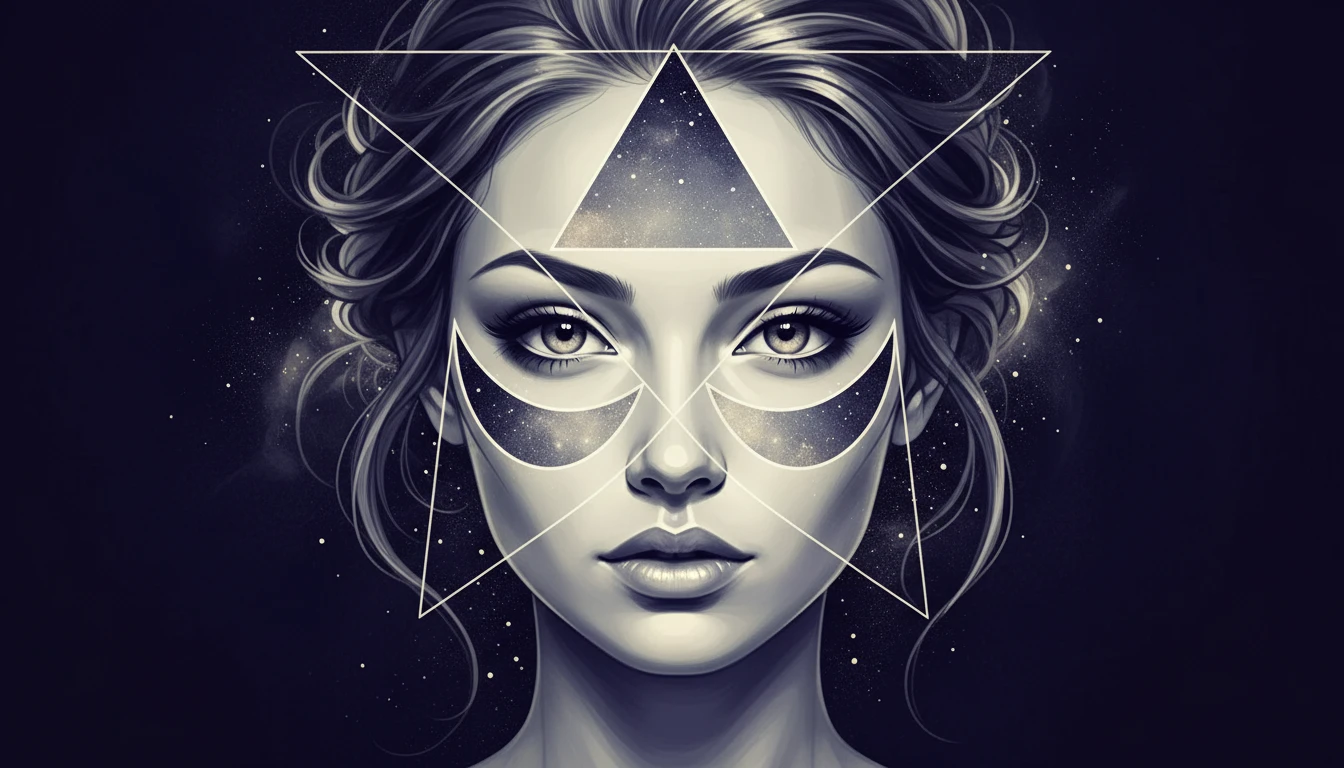 Face diagram with T-zone, cheeks, and under-eye zones softly highlighted