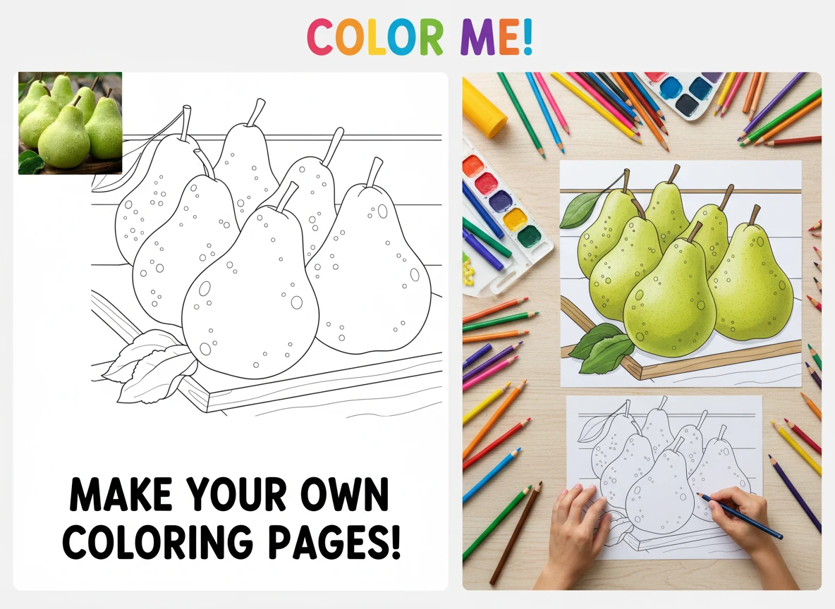AI Image to Coloring Page