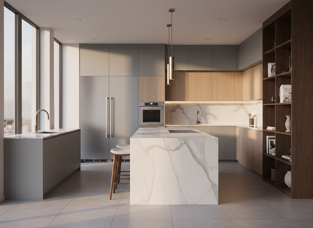 Modern Minimalist Kitchen Sanctuary
