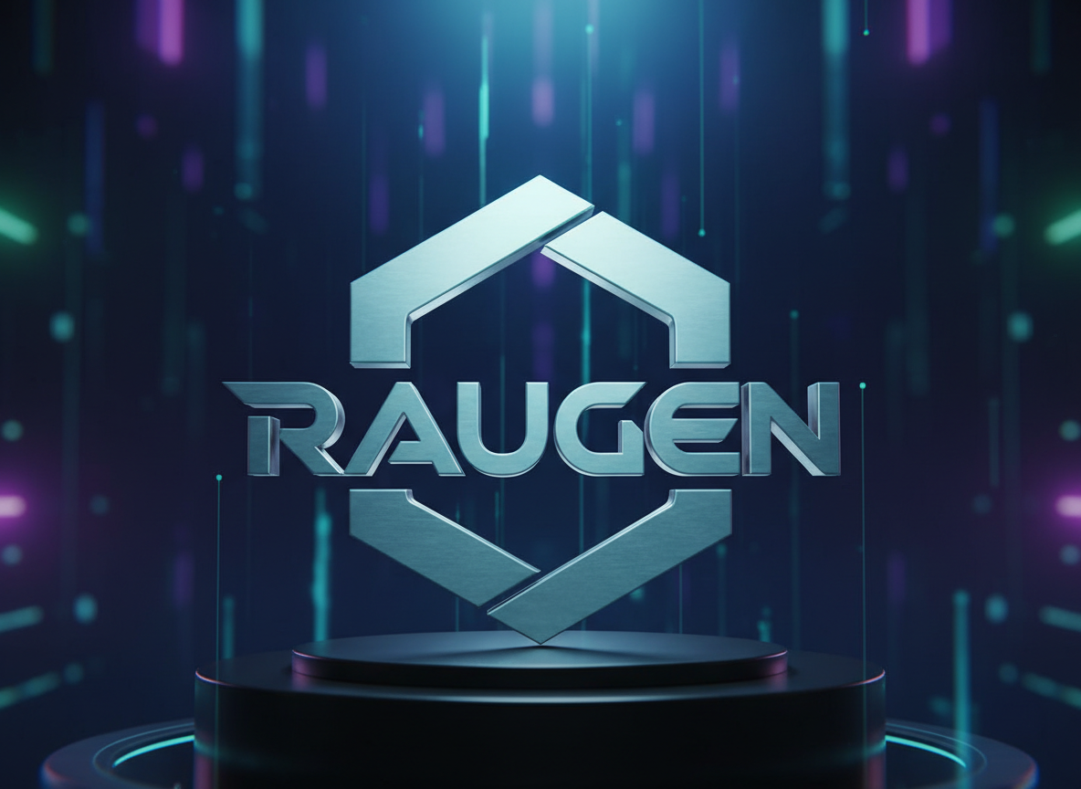 Raugen Metallic Logo Reveal