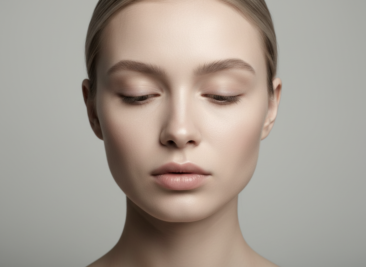 Serene Minimalist Portrait