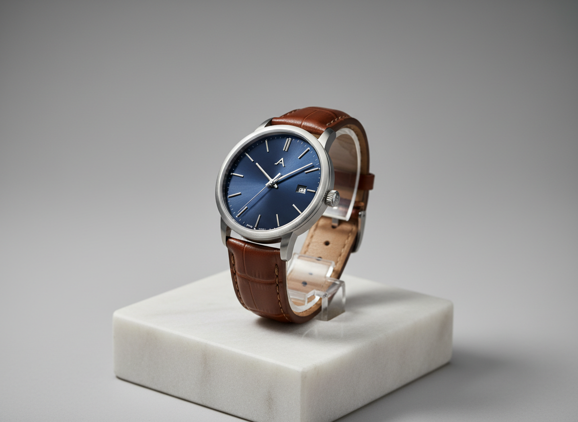 Elegant Blue Dial Watch