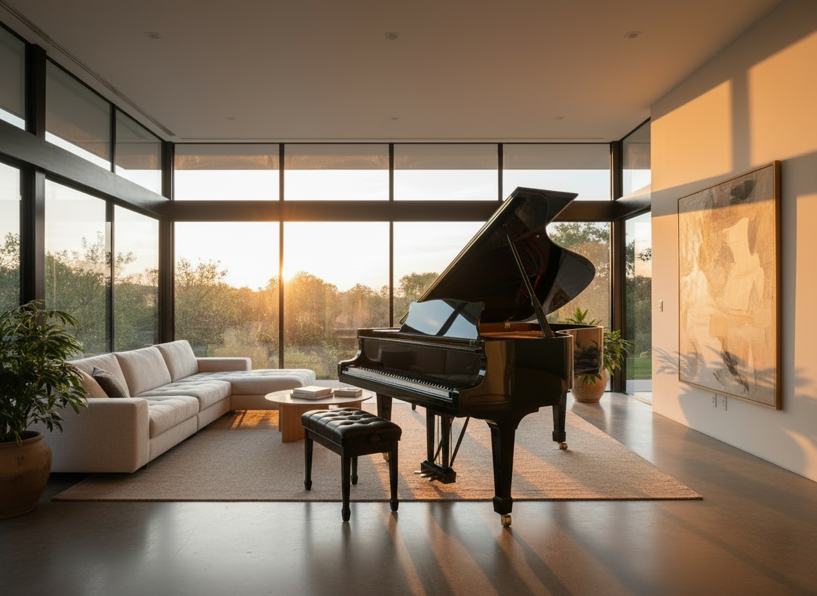 Golden Hour Grand Piano