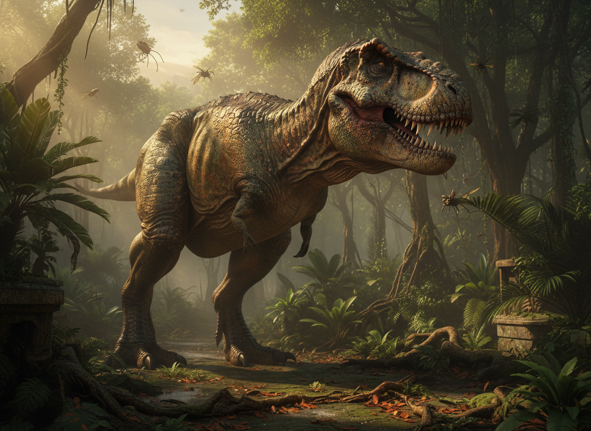Majestic T-Rex in Jungle