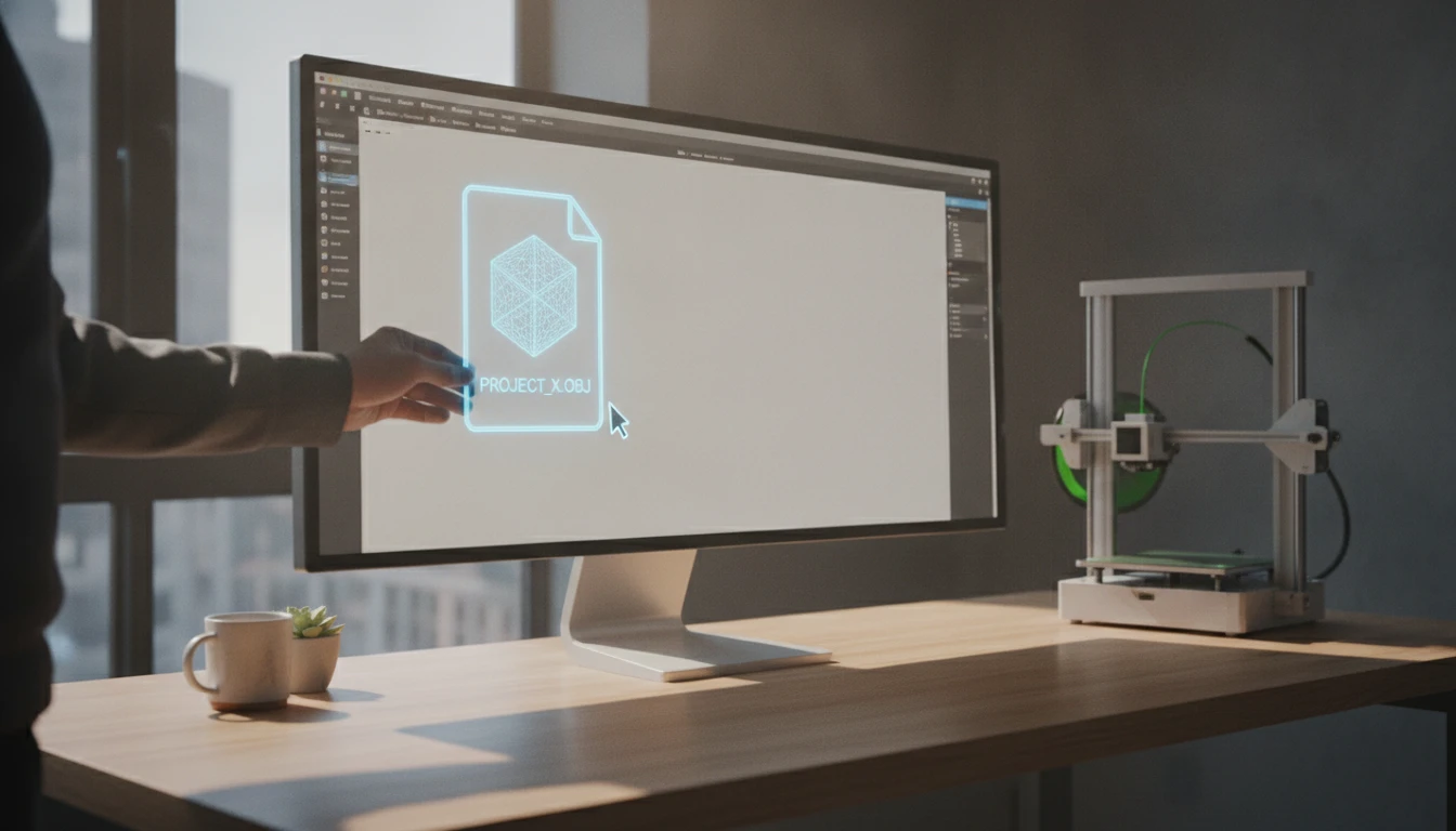 Dragging a 3MF file into a browser 3D viewer