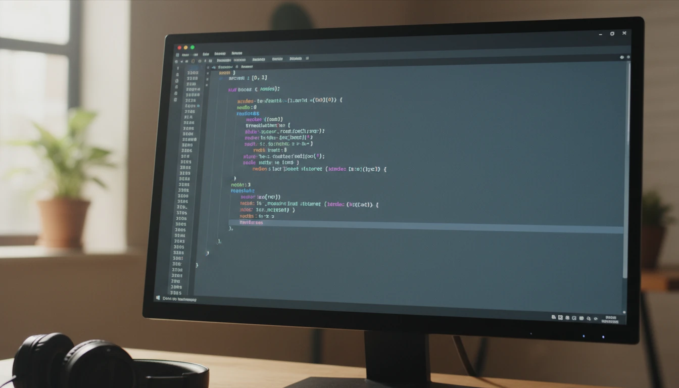 A GLTF JSON file open in a code editor with 3D scene structure visible