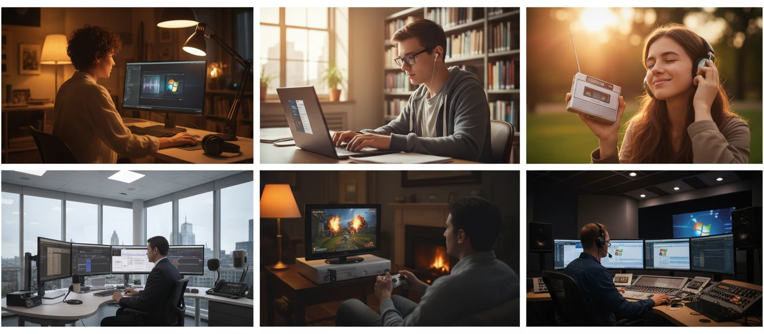 Windows users, portable player owners, enterprise producers, and Xbox users converting AAC to WMA