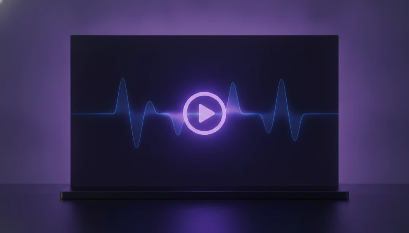 Track list with play buttons for each audio cut