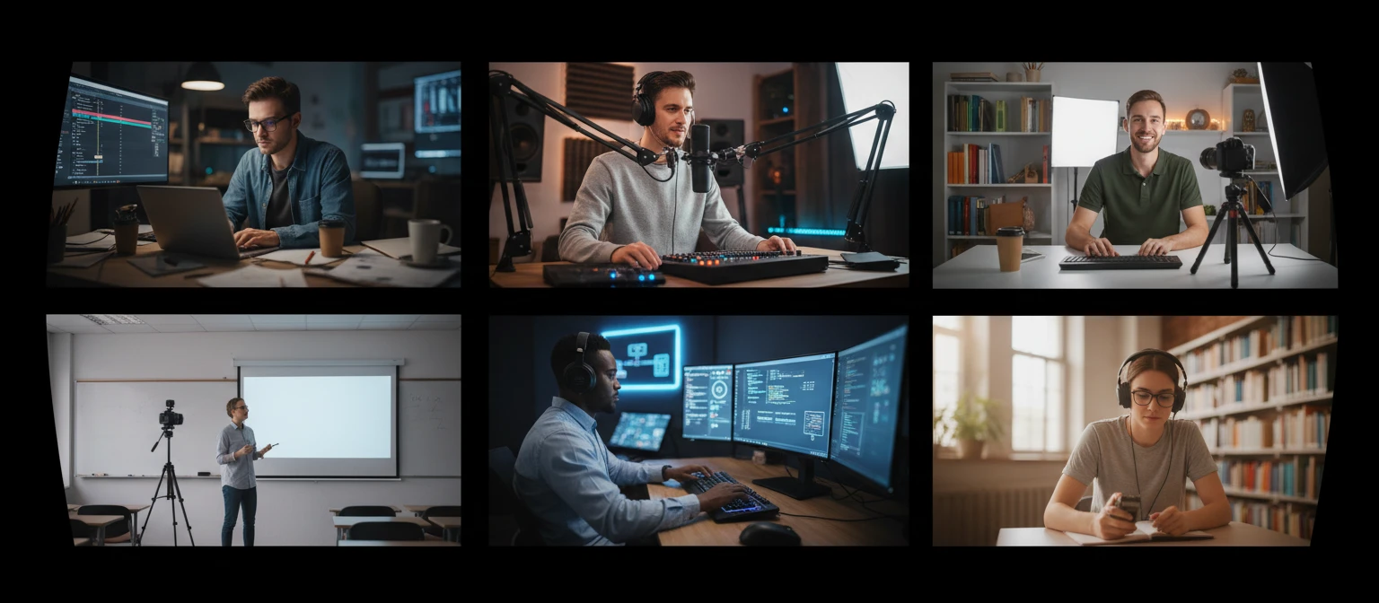 People using an audio extraction tool