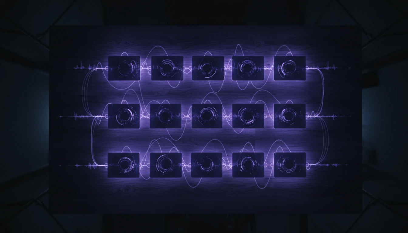 Multiple audio format icons arranged together