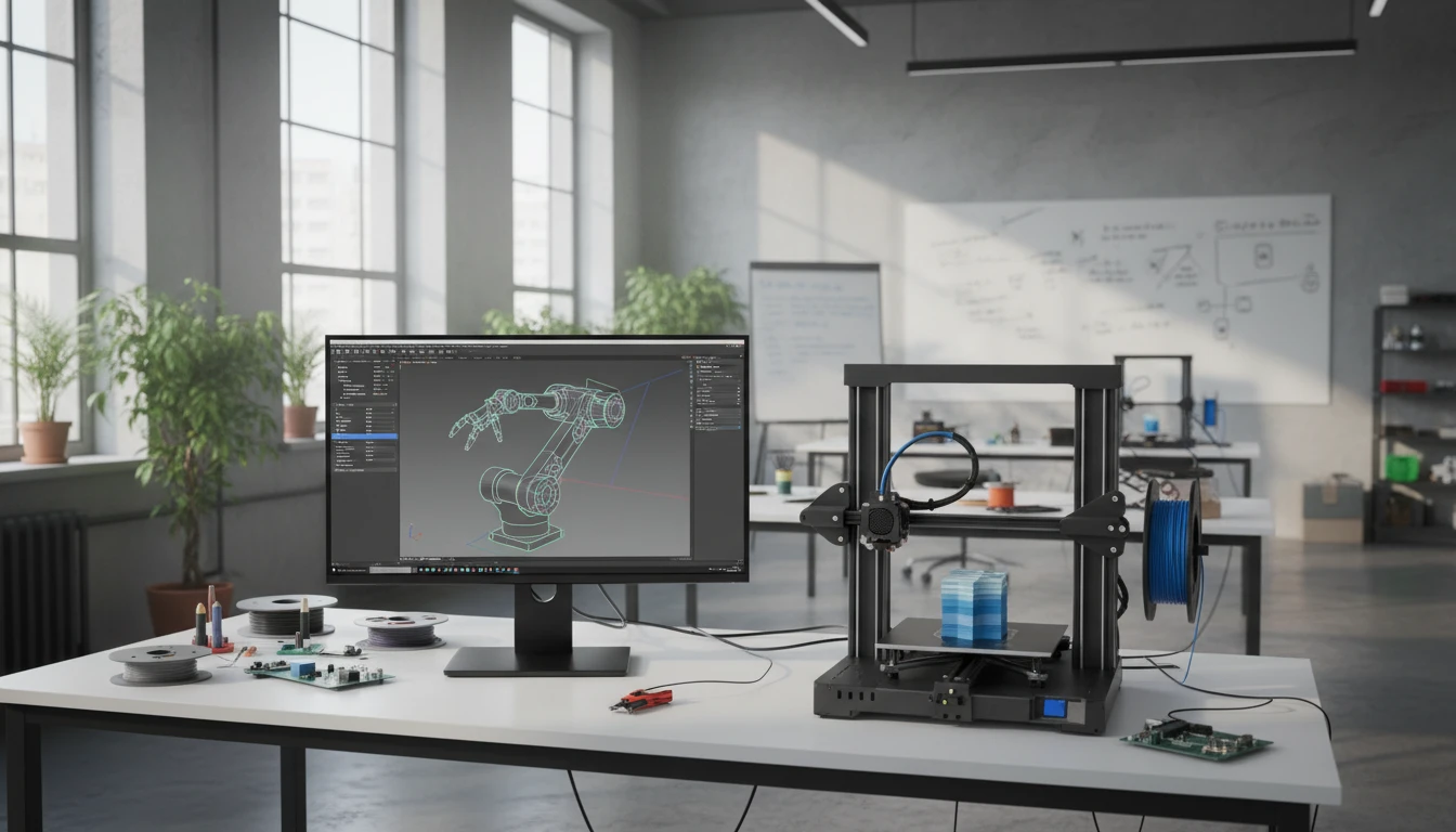A COLLADA model converted to STL and loaded in a slicer for printing