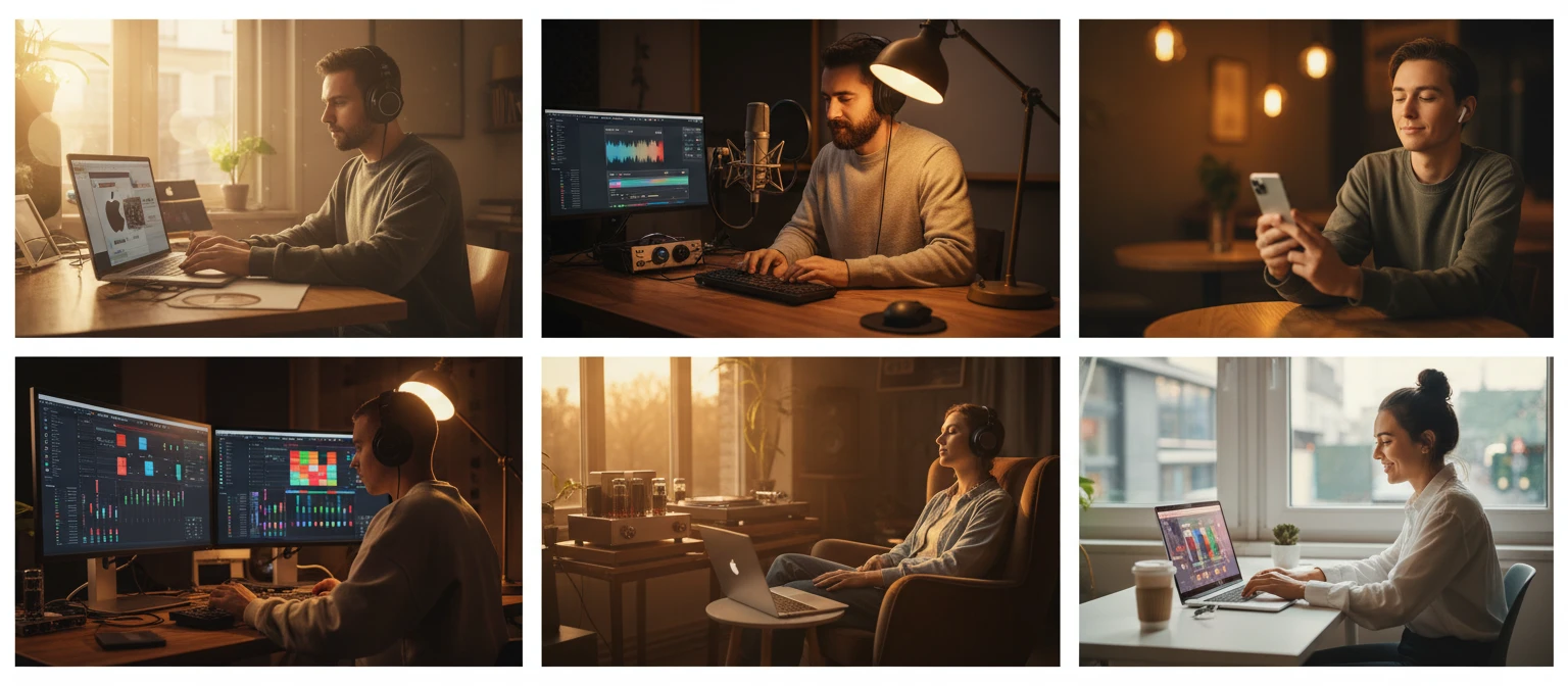 Audiophiles, podcasters, and music producers converting FLAC masters to AAC