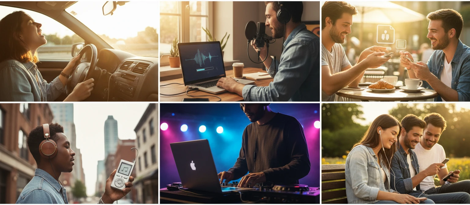 Car listeners, podcasters, musicians, and file sharers converting FLAC to MP3