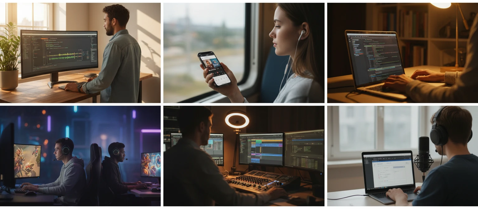 Web developers, streamers, Discord bot builders, and mobile app developers converting FLAC to Opus