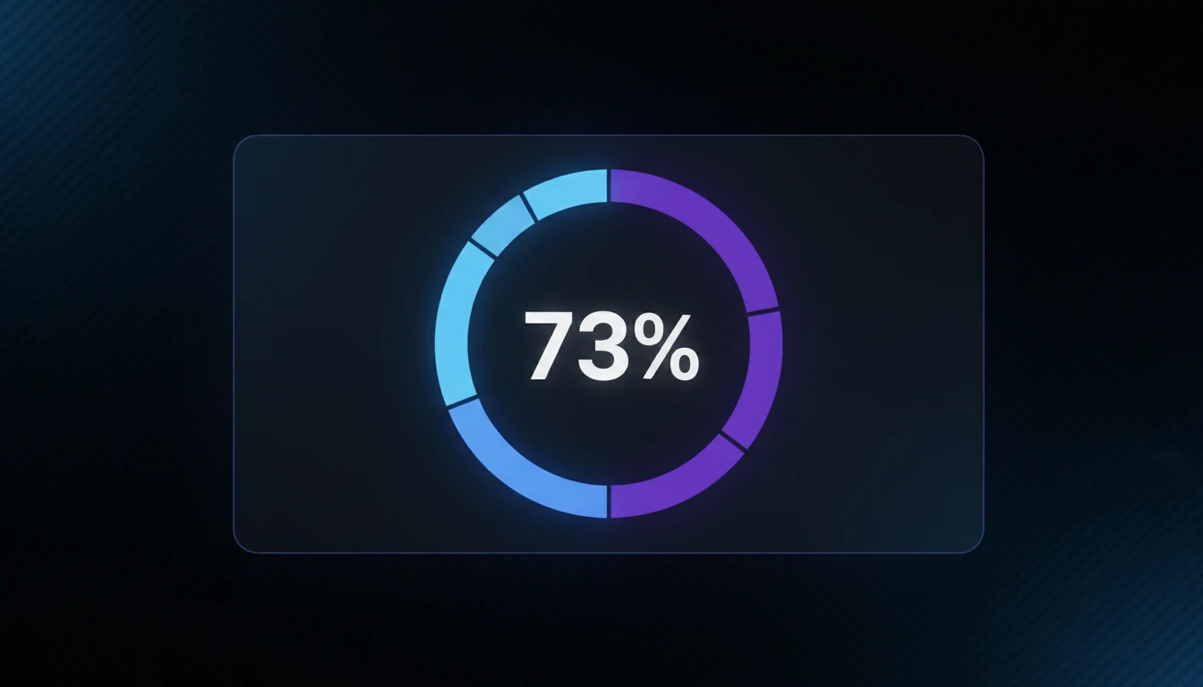 Height percentile result shown on a dark doughnut chart