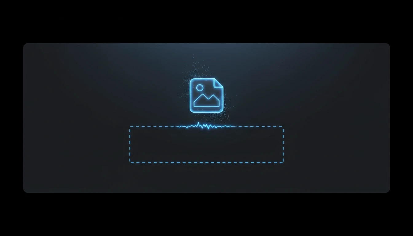 A photo being uploaded as a QR code background