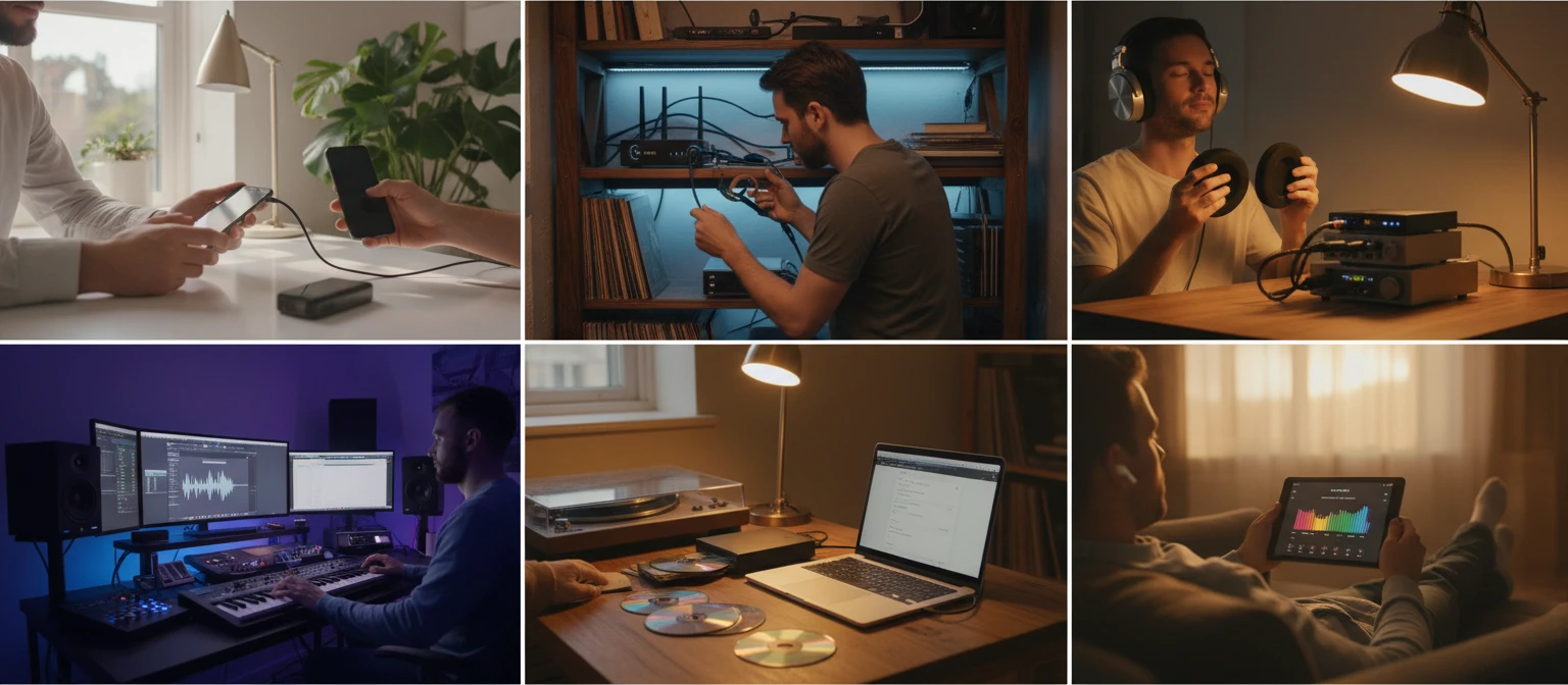 Apple users, media server operators, audiophiles, and DAW users converting M4A to FLAC
