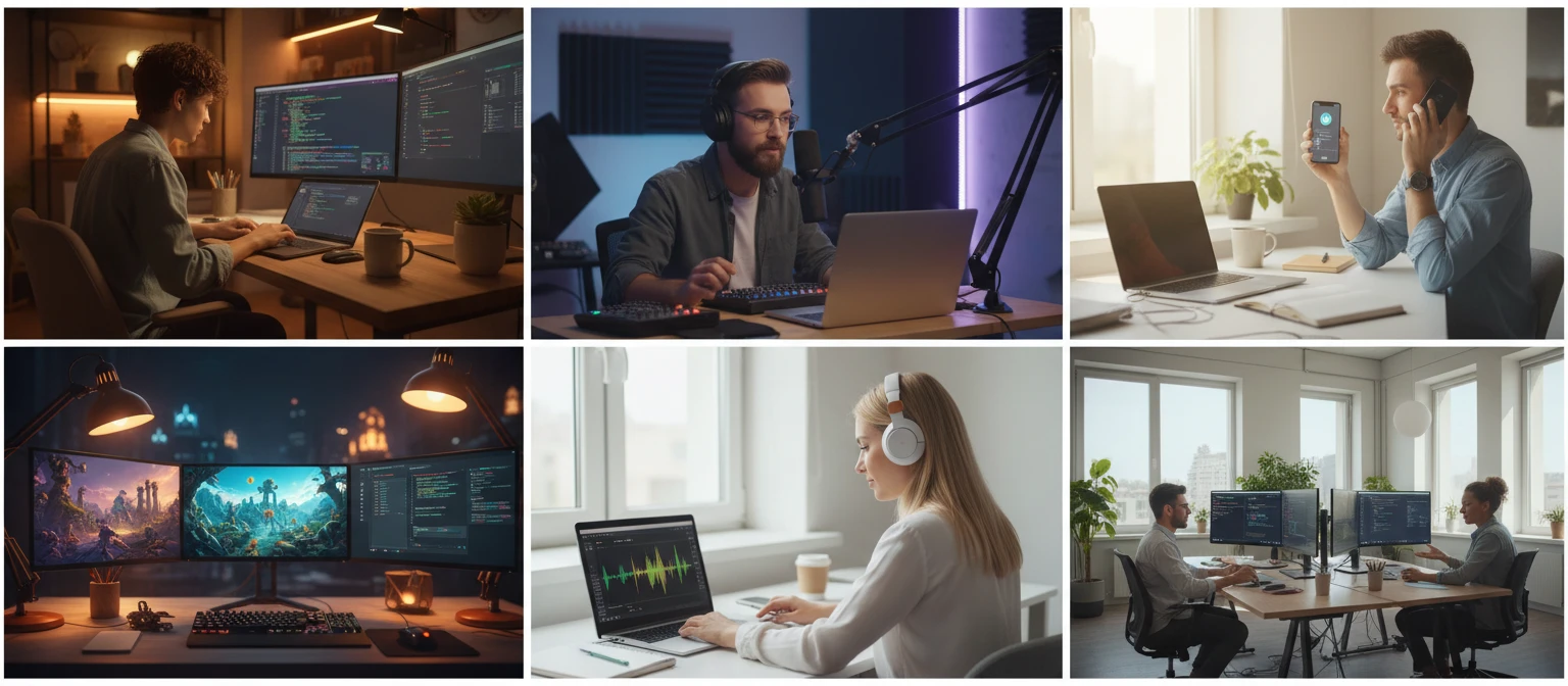 Discord developers, WebRTC engineers, and streamers converting M4A to Opus