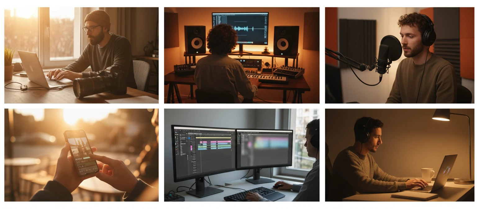 Filmmakers, producers, podcasters, video editors, and iPhone users working with MOV and audio