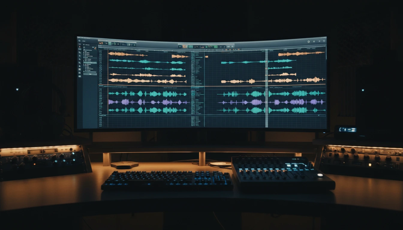 Professional DAW with FLAC audio tracks
