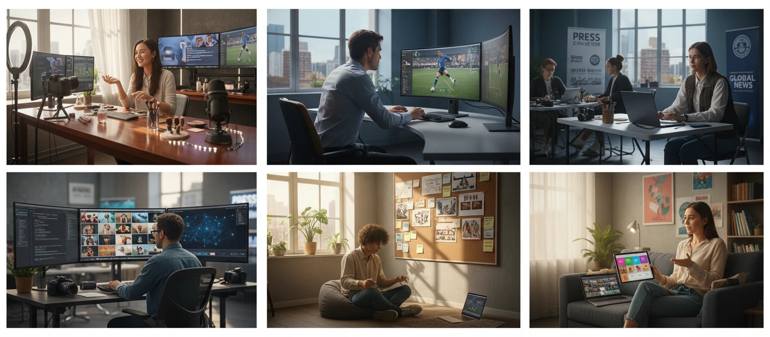 People using video frame extraction in creative and professional contexts