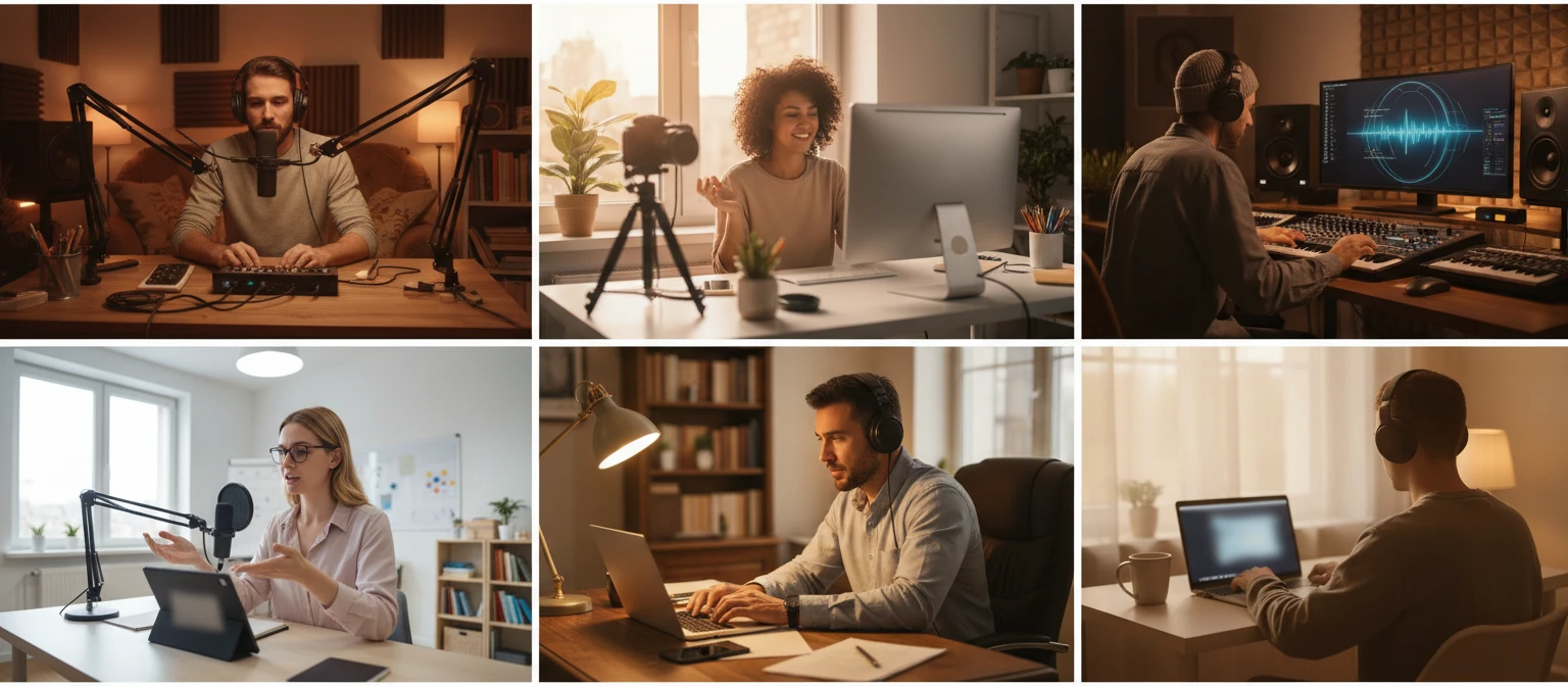 Podcasters, content creators, music producers, teachers, and journalists extracting MP4 audio