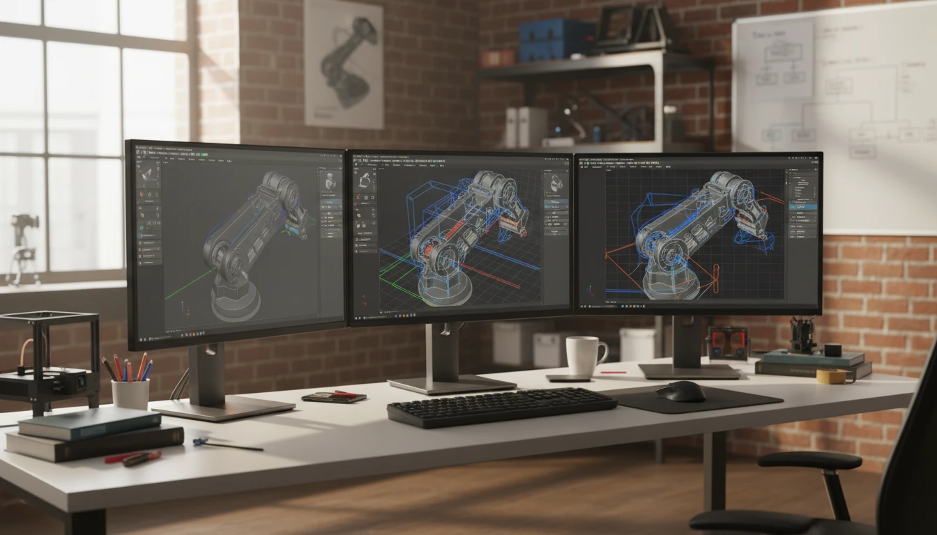 An STL file opened across multiple slicer and CAM applications