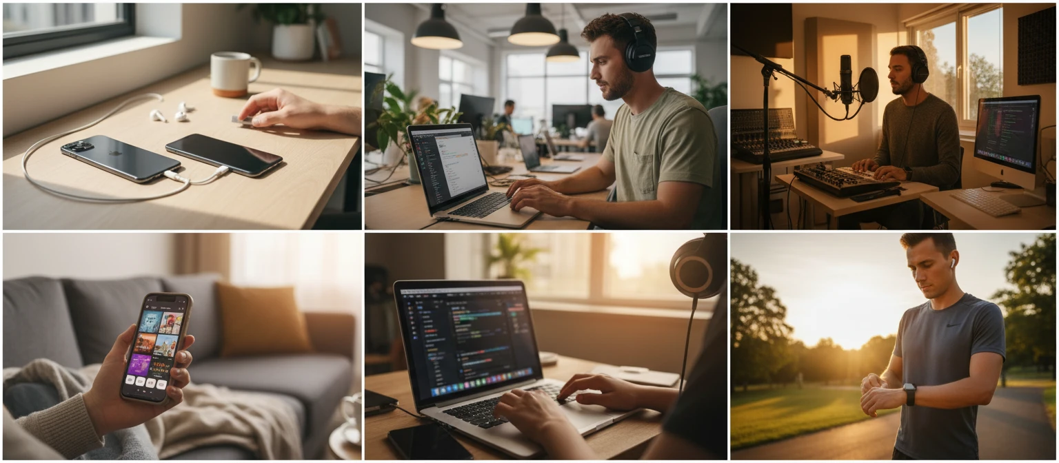 Apple users, iOS developers, and podcast producers converting OGG to M4A