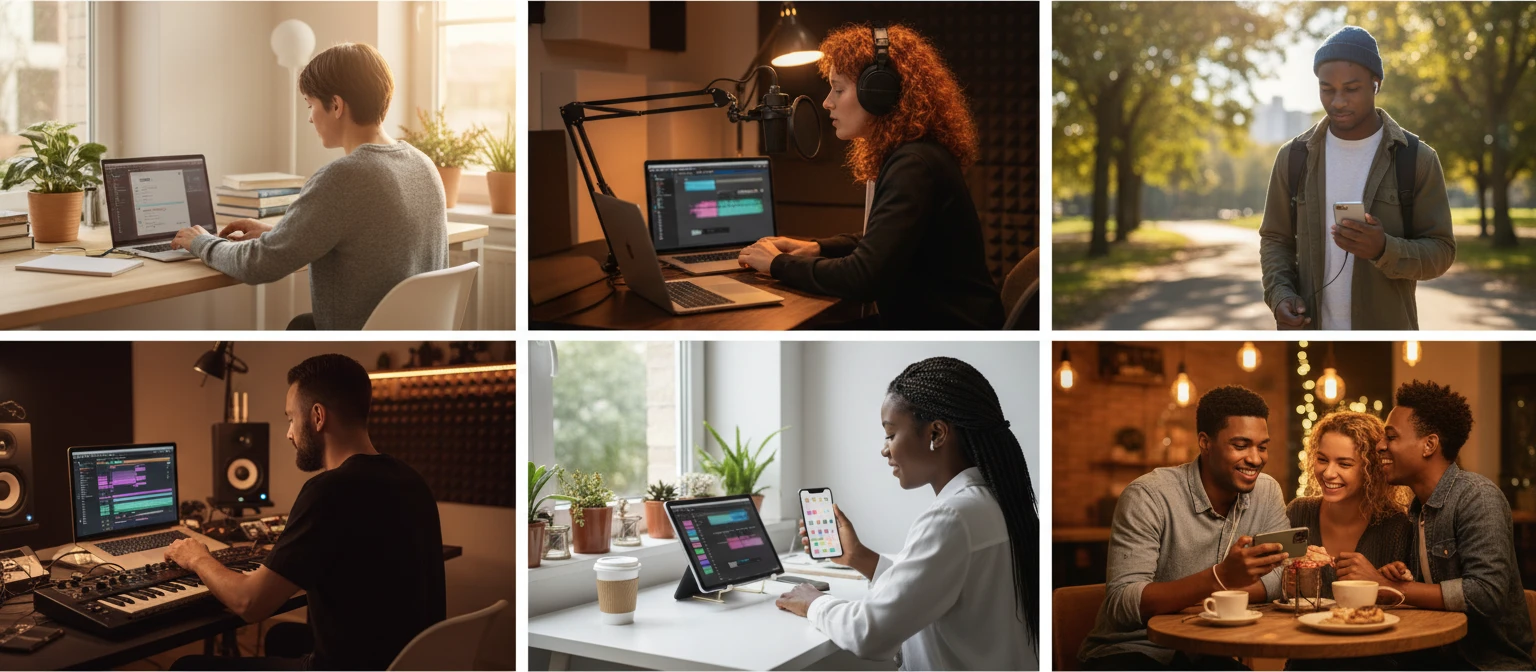 iTunes users, GarageBand editors, and iPhone owners converting Opus to M4A