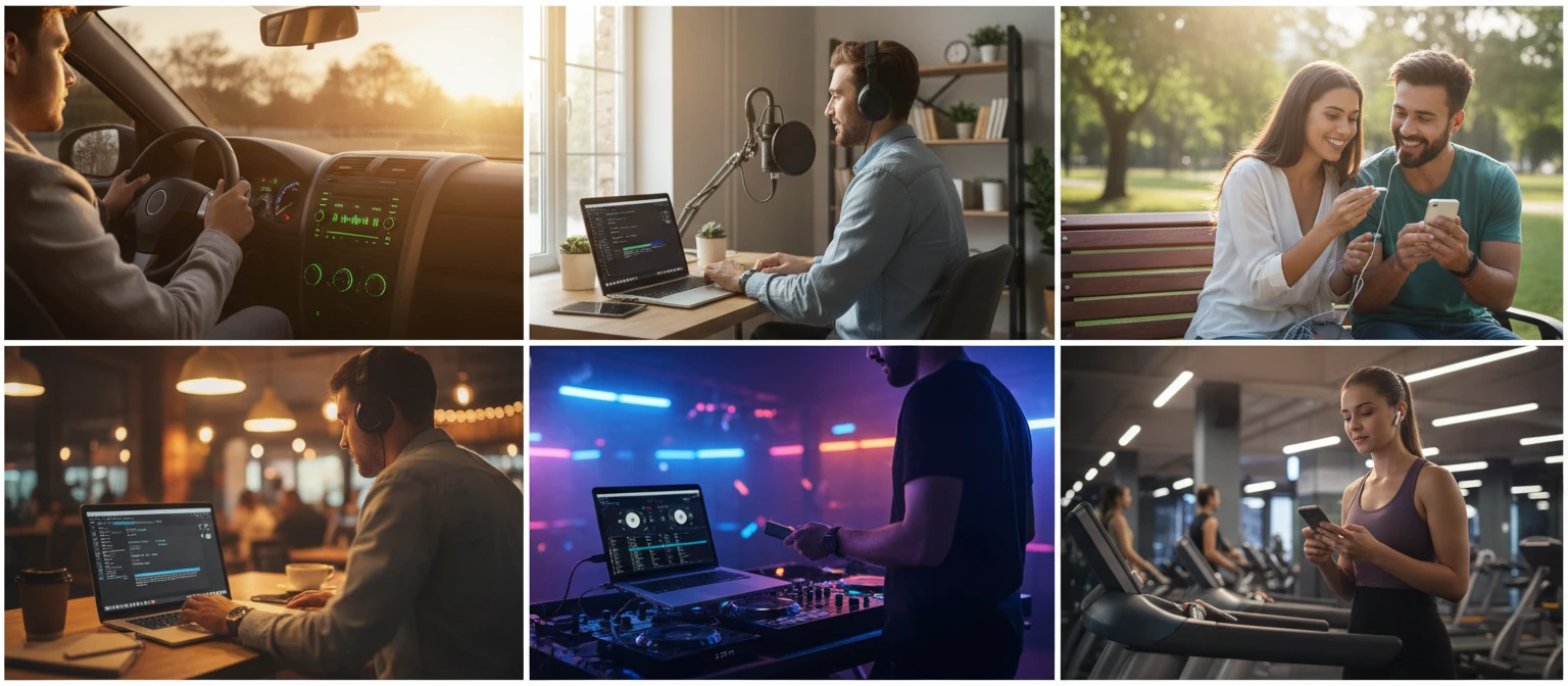 Car listeners, podcasters, musicians, and DJs converting Opus to MP3