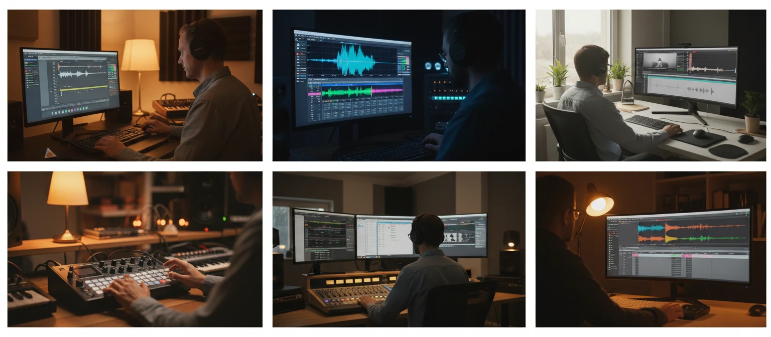 Podcast producers, audio engineers, video editors, and broadcast technicians using WAV
