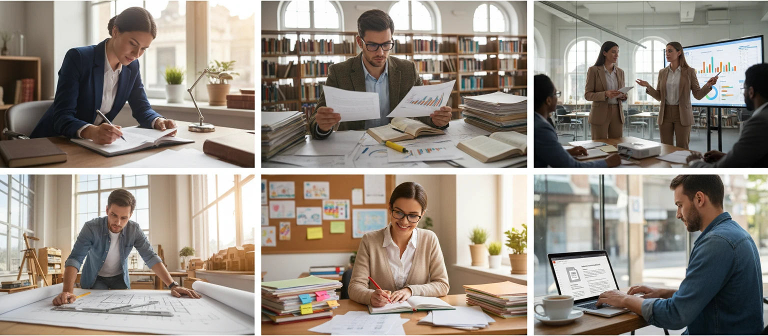 People compressing PDFs in professional and everyday contexts