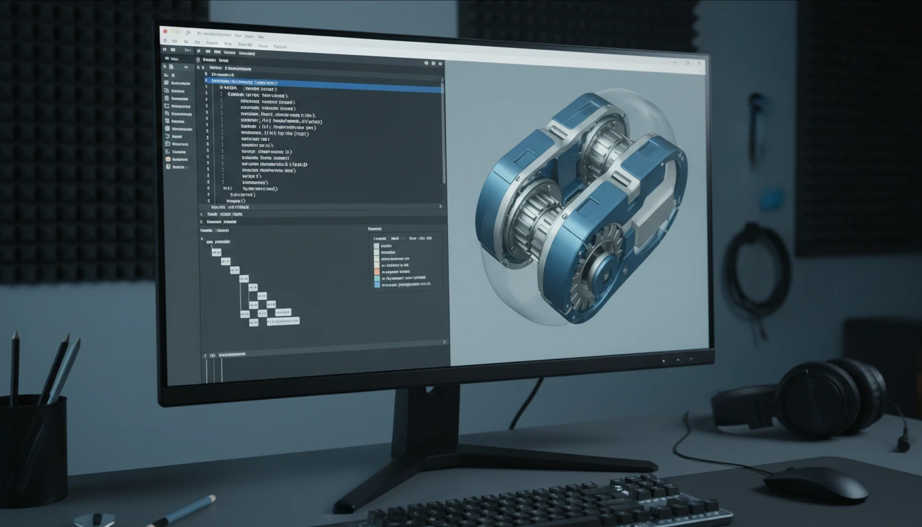 3MF file structure showing compact XML geometry data alongside a rendered model