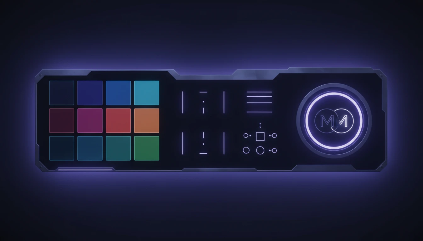 Color and alignment controls for a teleprompter display