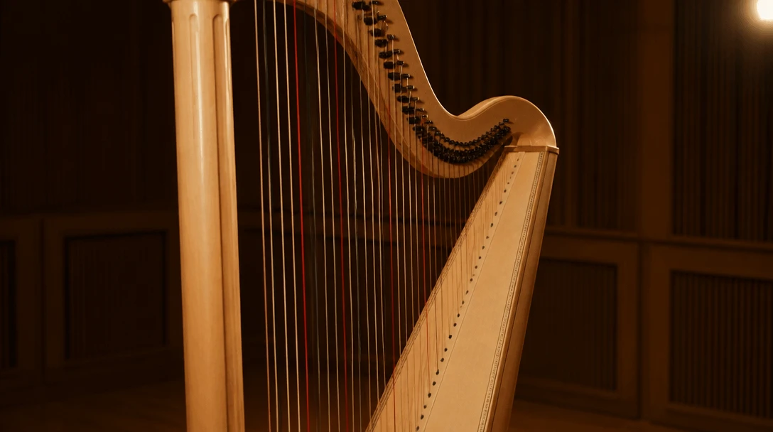 People with a harp